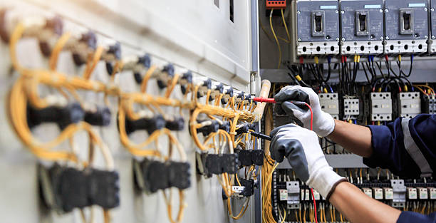Professional Electrician technician working in Panama City Beach, FL